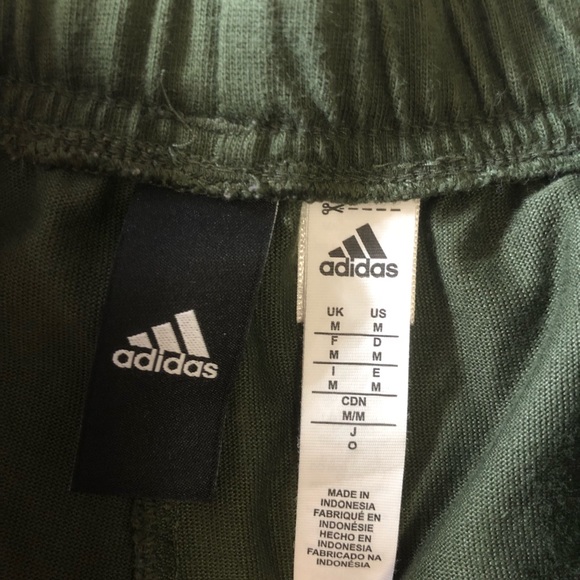 Adidas Shorts In Olive Green - Picture 5 of 6